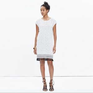 Madewell Scatterblock Tassel Dress | S